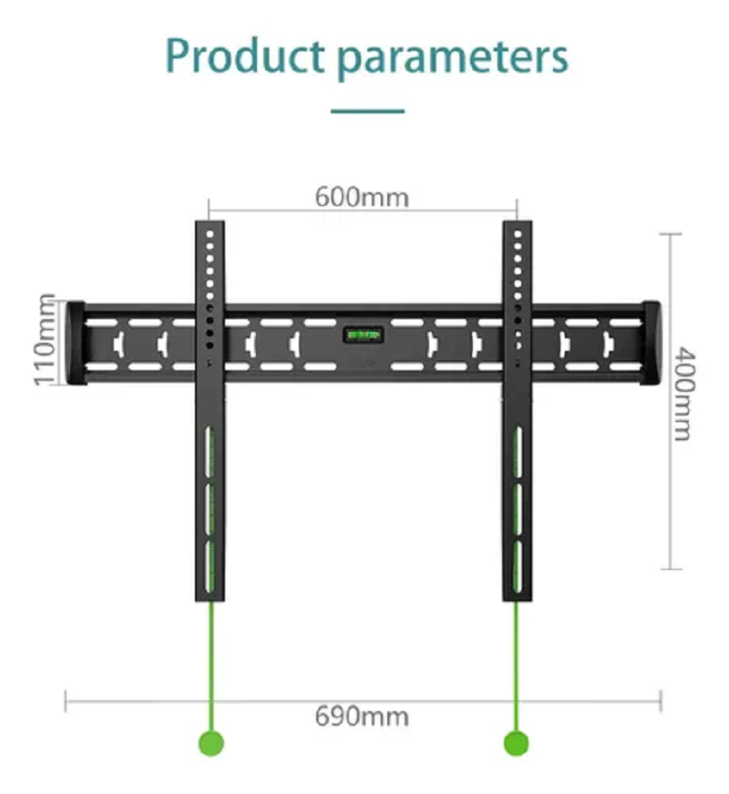 Miniatura 4 de Soporte De Tv Fijo Pared 40''-70''